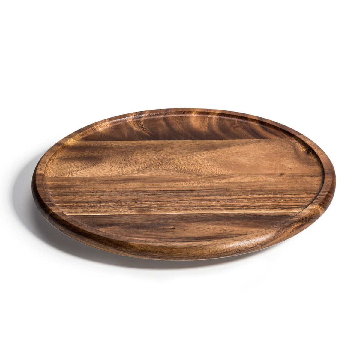 18 Inch Large Acacia Wood Lazy Susan Turntable – view 2
