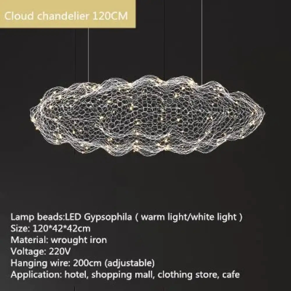 Art Cloud Pendant Chandelier, Danish Design for Bedroom and Living Room – view 15