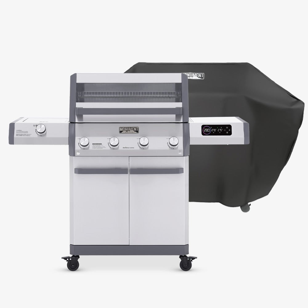 Monument Eminence 405 Smart Stainless Gas Grill with ClearView Lid – view 20