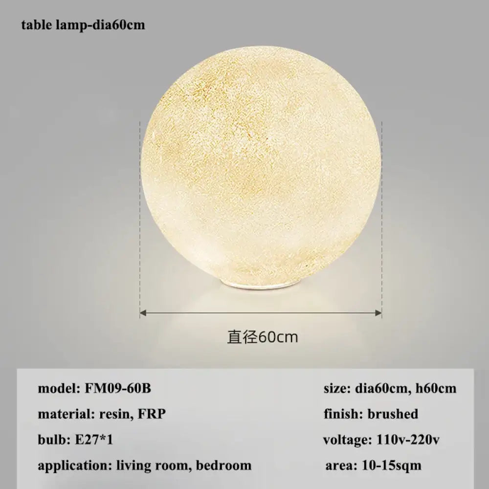 Wabi-Sabi Moon LED Pendant Light in FRP, 15 to 60 cm – view 18