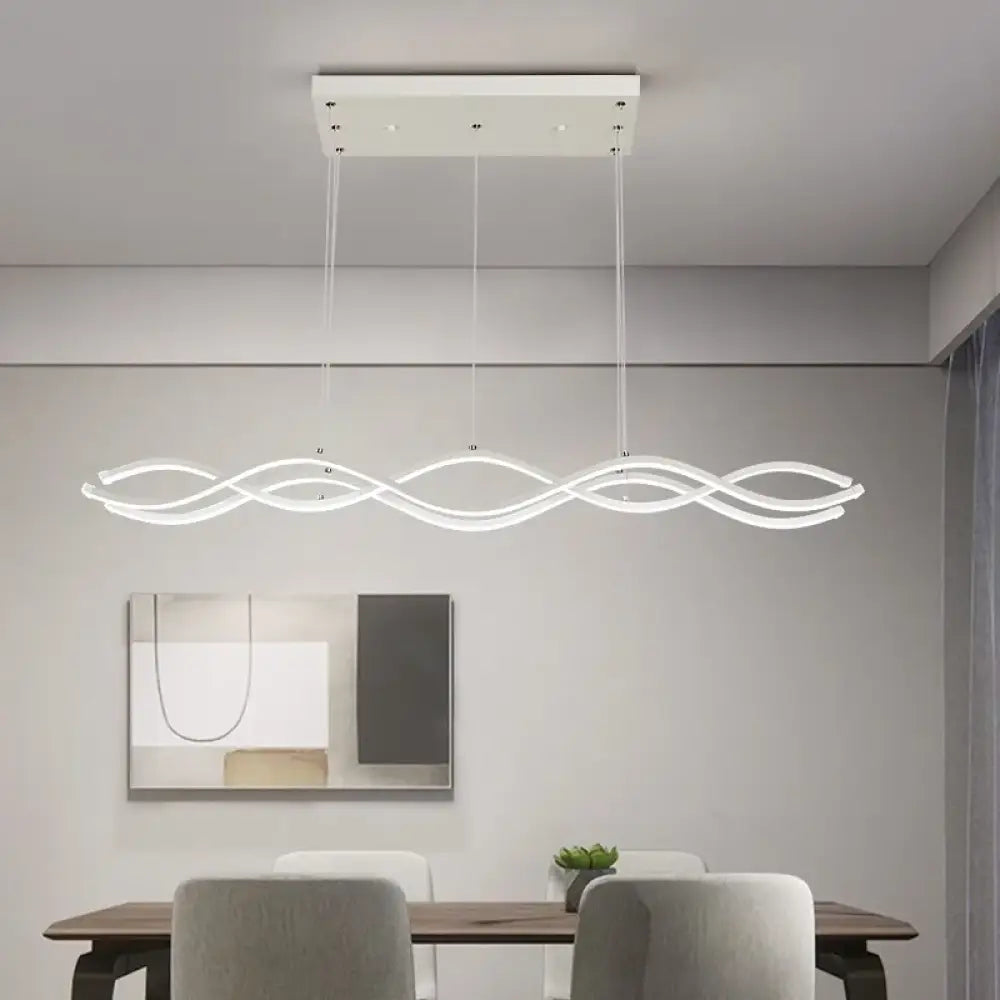 Linnea Nordic Linear LED Chandelier for Dining Room, 100 or 150 cm – view 15