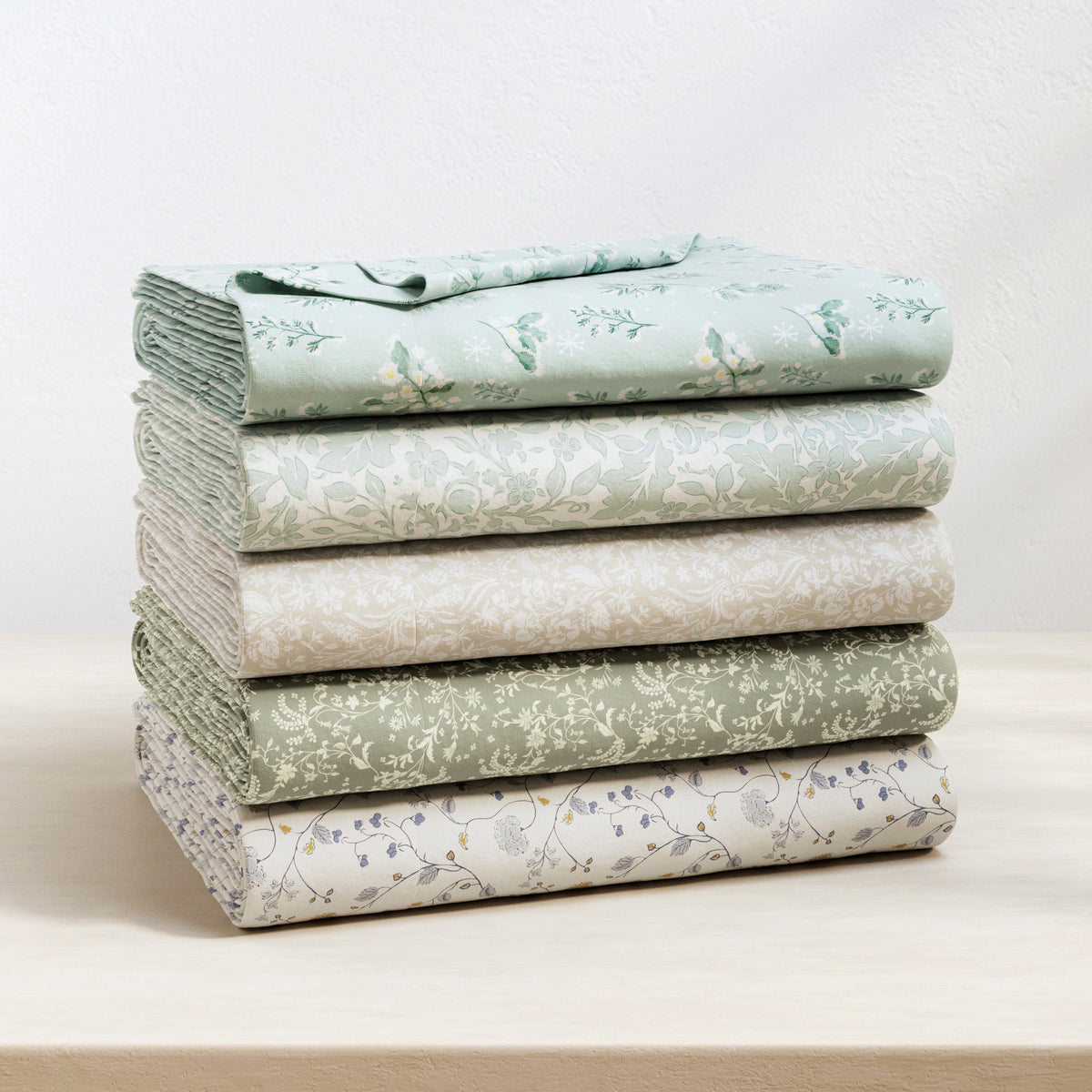 Turkish Cotton Flannel Sheet Set – Winter Floral Collection – view 42