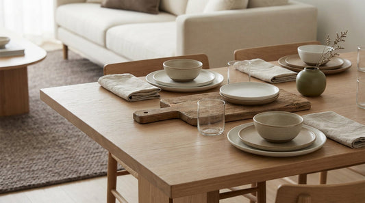 Porcelain vs. Stoneware Dinnerware & Caring for Wood Boards