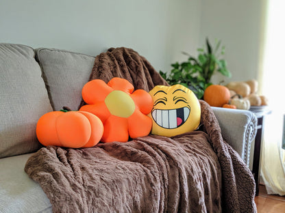 Squishy Emoji Microbead Throw Pillow in Six Colors – view 6