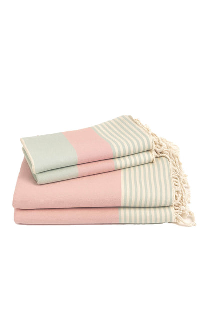 Multi Color Turkish Towel Bundle, Hand Woven and Pre-Washed Cotton – view 27