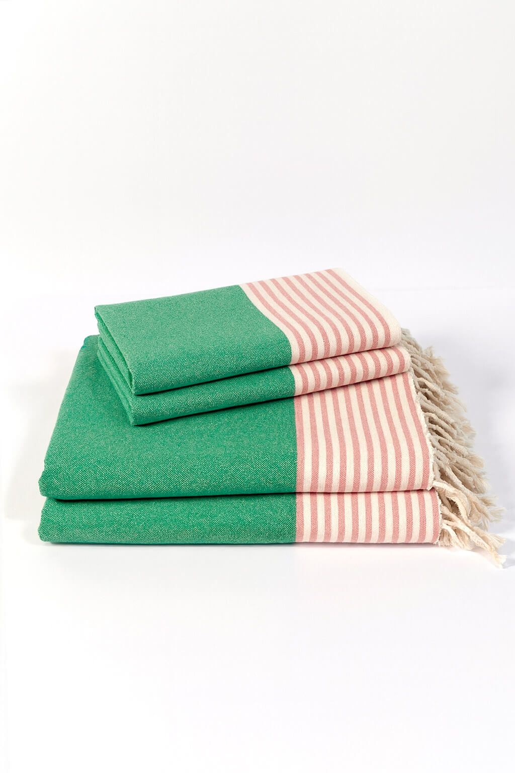 Multi Color Turkish Towel Bundle, Hand Woven and Pre-Washed Cotton – view 32