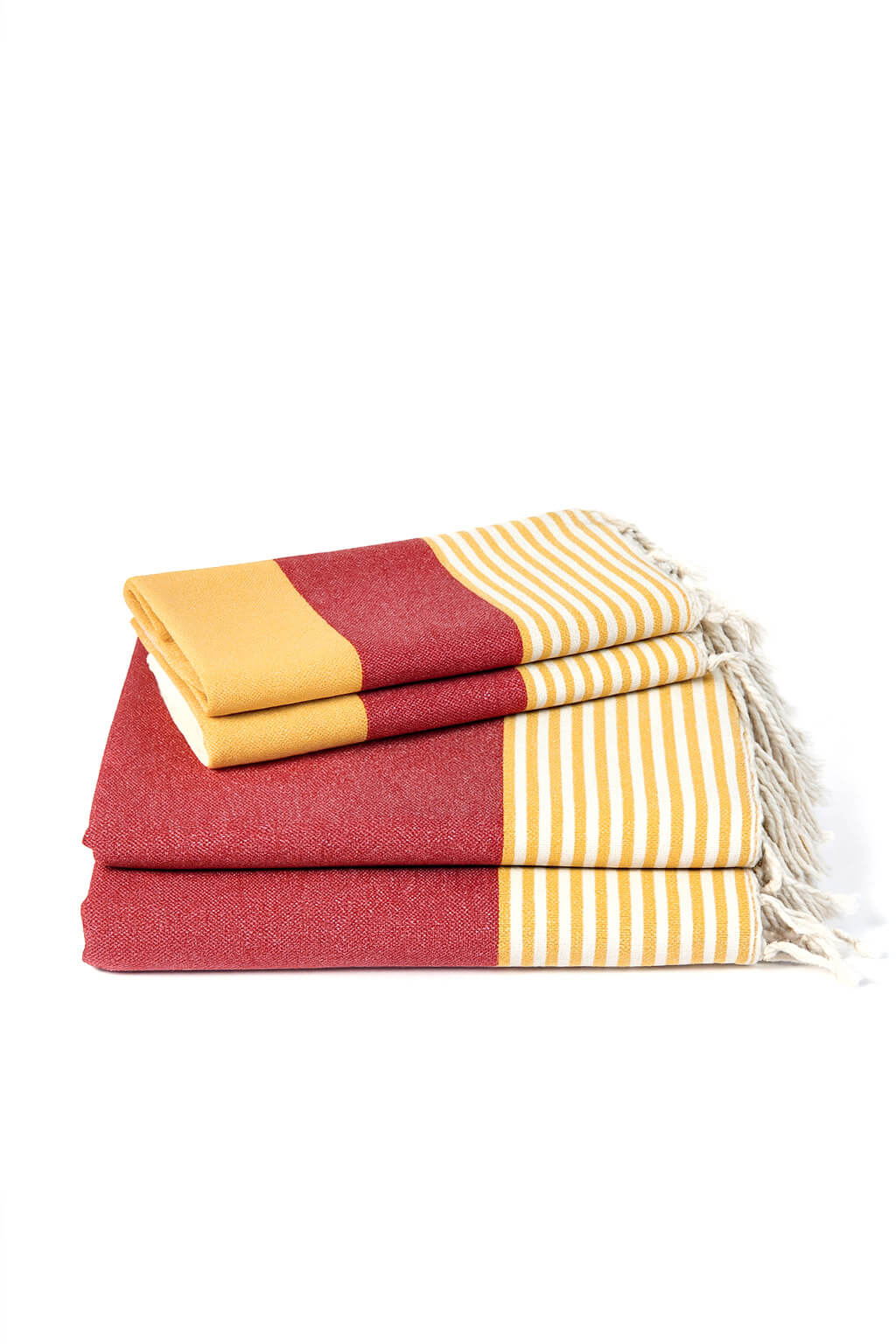 Multi Color Turkish Towel Bundle, Hand Woven and Pre-Washed Cotton – view 35