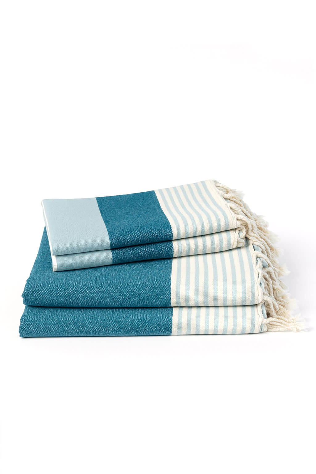 Multi Color Turkish Towel Bundle, Hand Woven and Pre-Washed Cotton – view 9