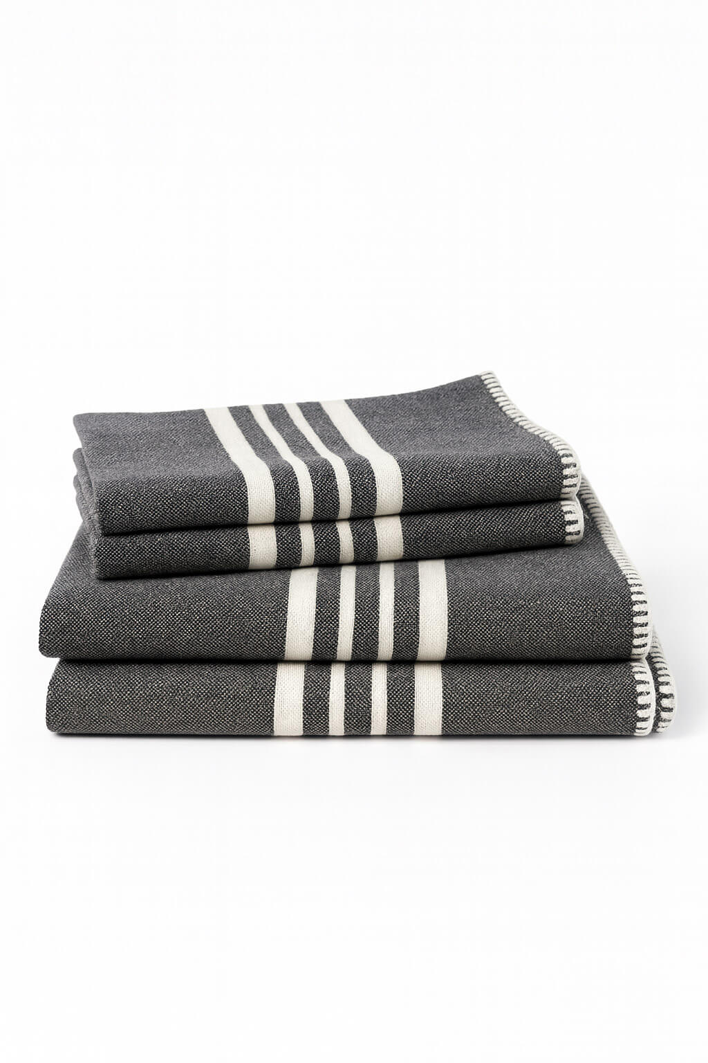 Farm House Turkish Towel Without Fringe Bundle, 2 Full Size and 2 Mini – view 10