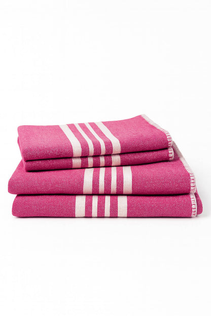 Farm House Turkish Towel Without Fringe Bundle, 2 Full Size and 2 Mini – view 33
