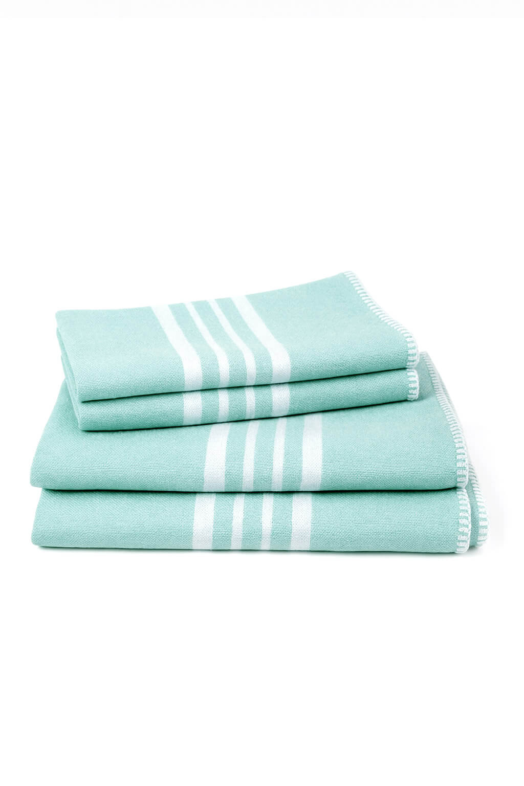 Farm House Turkish Towel Without Fringe Bundle, 2 Full Size and 2 Mini – view 45