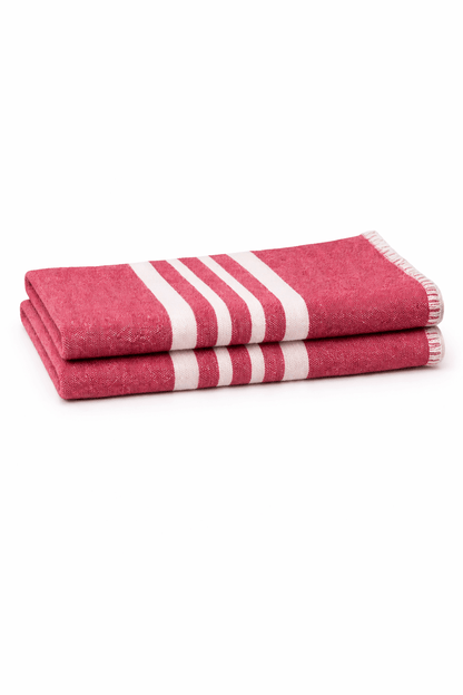 Farmhouse Turkish Cotton Hand Towels Without Fringe, Set of 2 – view 13