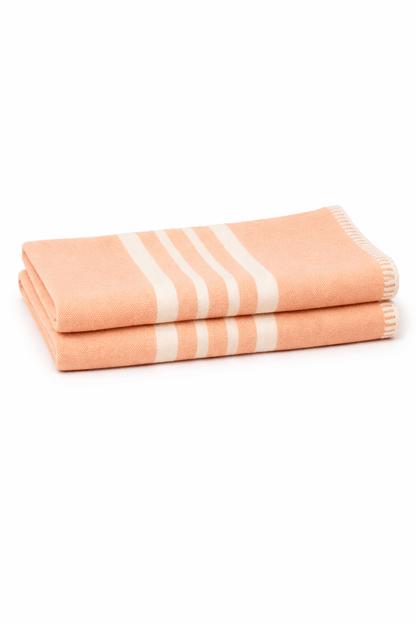 Farmhouse Turkish Cotton Hand Towels Without Fringe, Set of 2 – view 17
