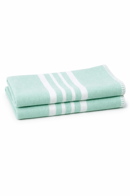 Farmhouse Turkish Cotton Hand Towels Without Fringe, Set of 2 – view 14