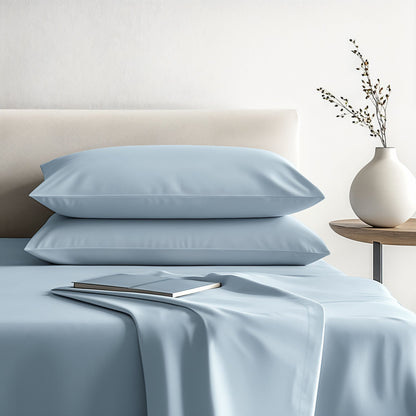 Luxe Australian Cotton Sateen Sheet Set, 400 Thread Count – view 18