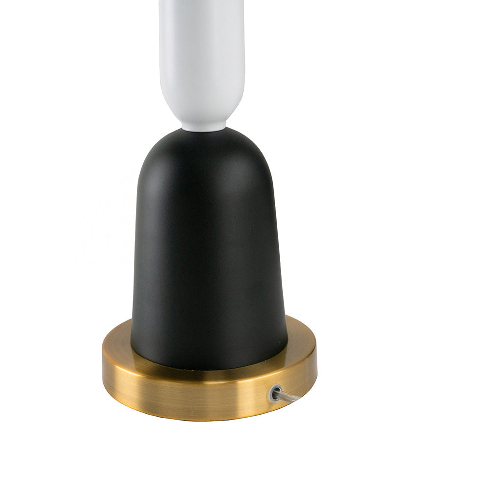 Teardrop Silhouette Table Lamp with Black and Gold Iron Base – view 7