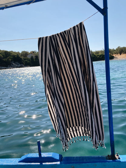Zebra Cotton Linen Bath and Hand Towels