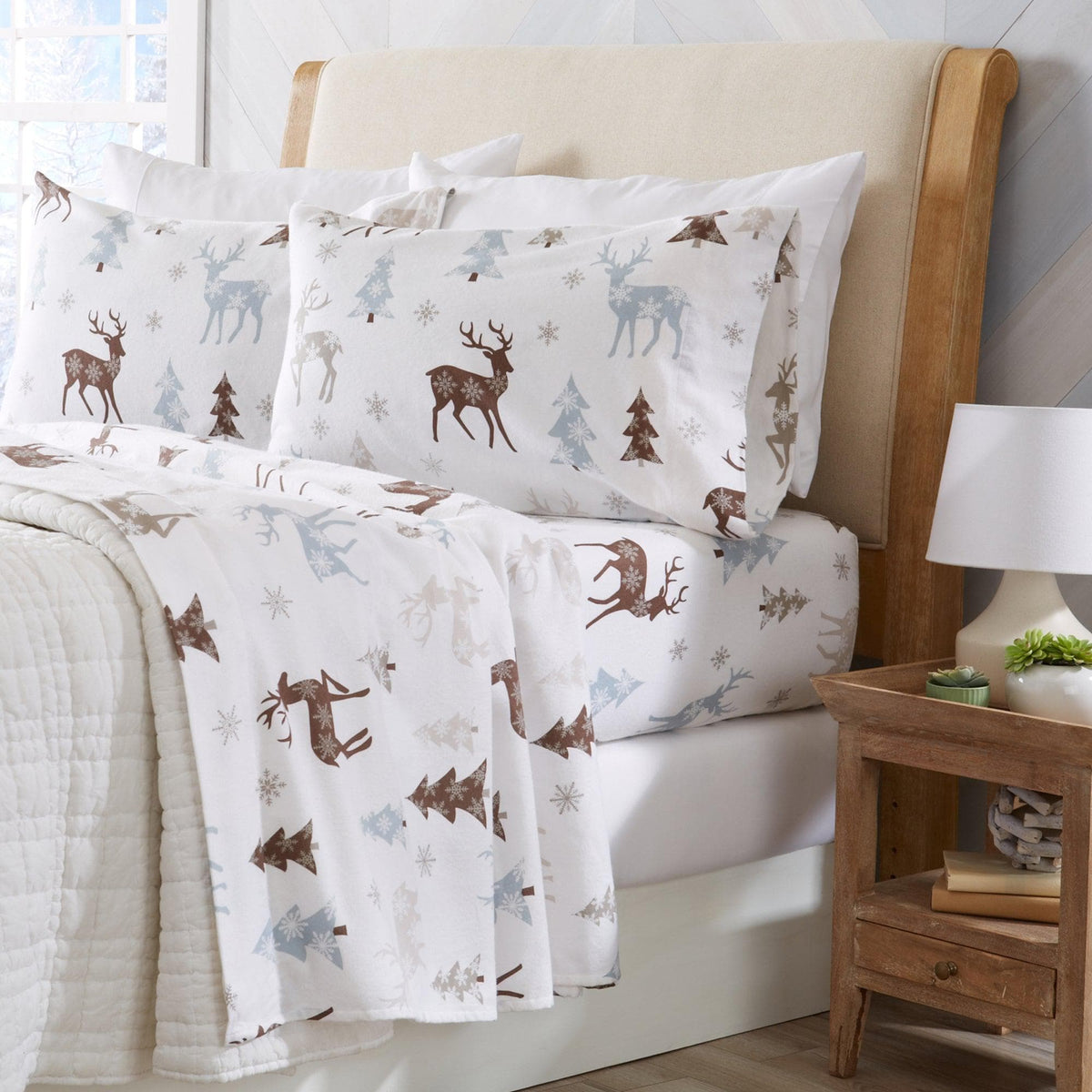 Turkish Cotton Flannel Sheet Set – Stratton Collection – view 72