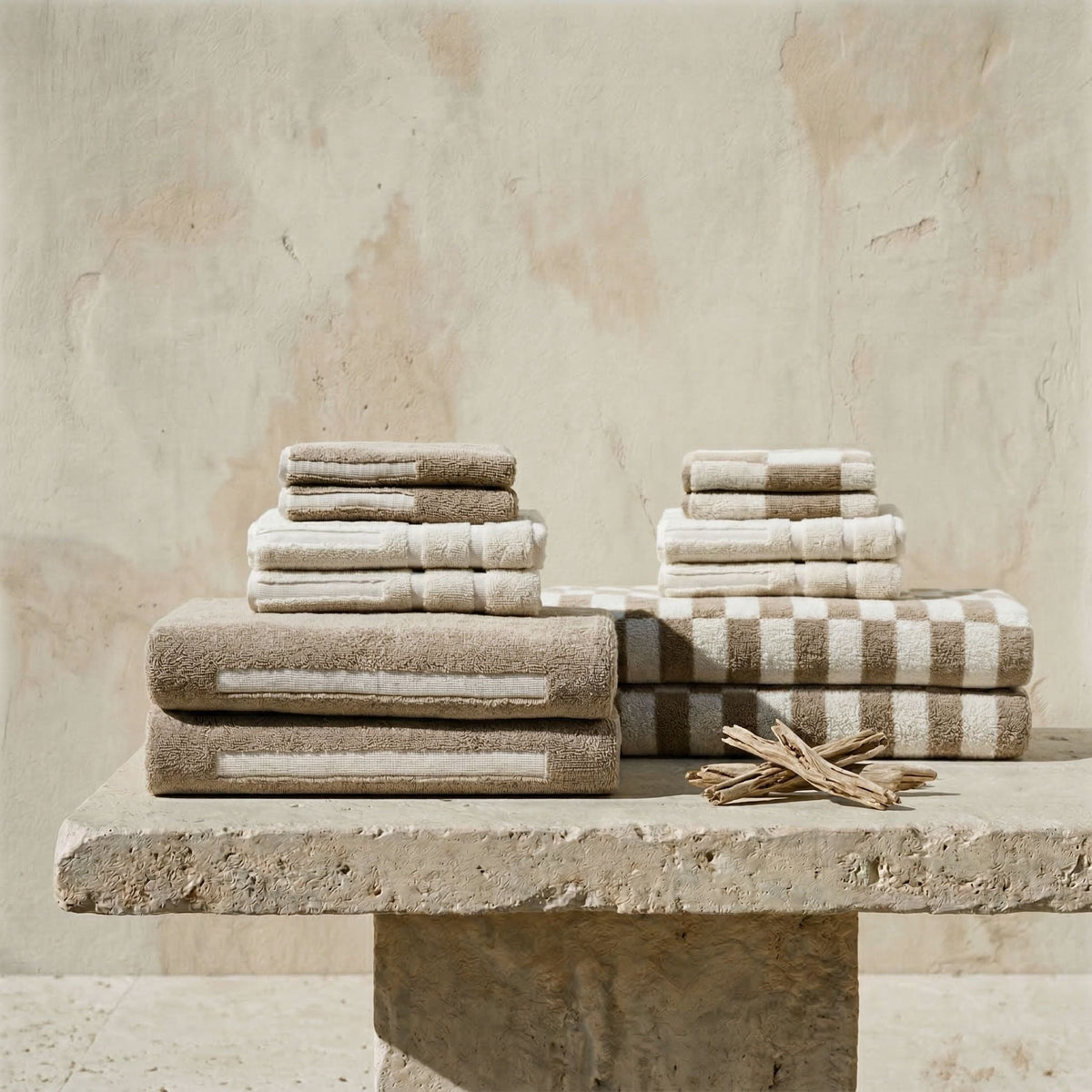 Sorrel Australian Cotton Towels, Plush 600 GSM with Geometric Accents – view 32