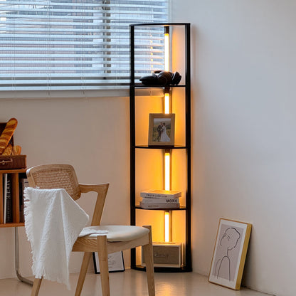 Fancy Edge PRO LED Corner Display Shelf with App and Remote, Black – view 2