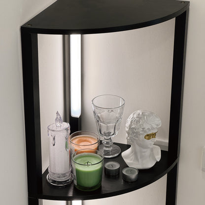 Fancy Edge PRO LED Corner Display Shelf with App and Remote, Black – view 5