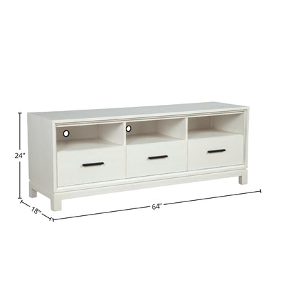 Nova TV Console with Felt-Lined Dovetail Drawers and Bronze Hardware – view 6