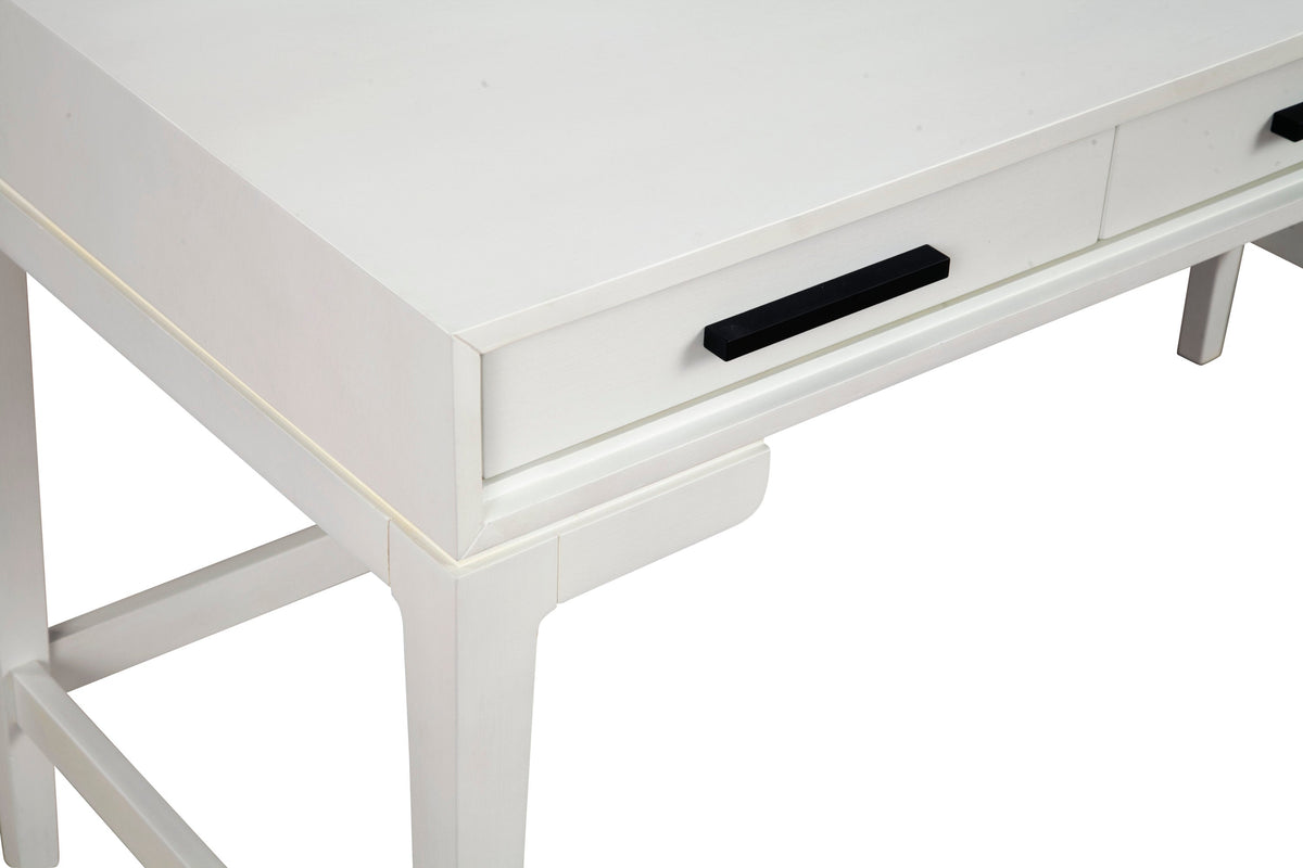 Nova Large Desk with 3 Drawers and Bronze Hardware – view 11