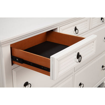 Winchester 7-Drawer Dresser in White Pine Wood – view 5