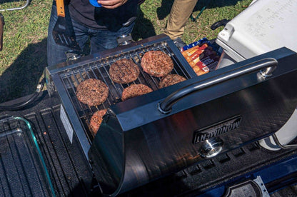 Monument Stainless Steel Portable Tabletop Propane Gas Grill with Two Burners – view 4