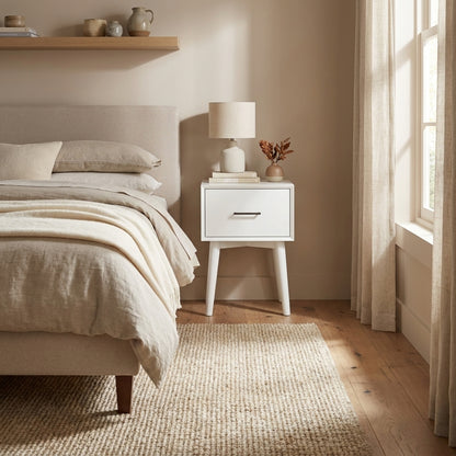 Flynn End Table, White