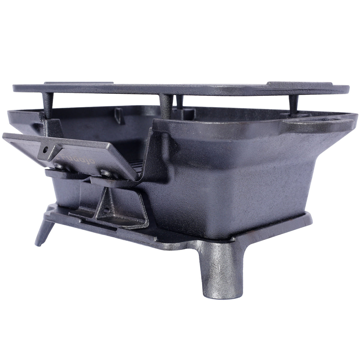 Oval Enameled Cast Iron Charcoal Tabletop Grill – view 9