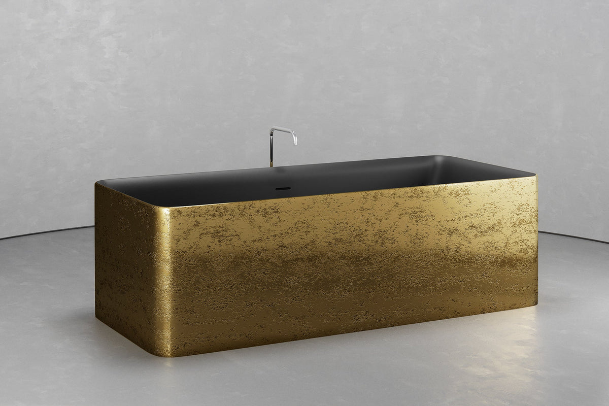 Rectangular Freestanding Concrete Soaking Tub, 92.5 Gallon – view 8