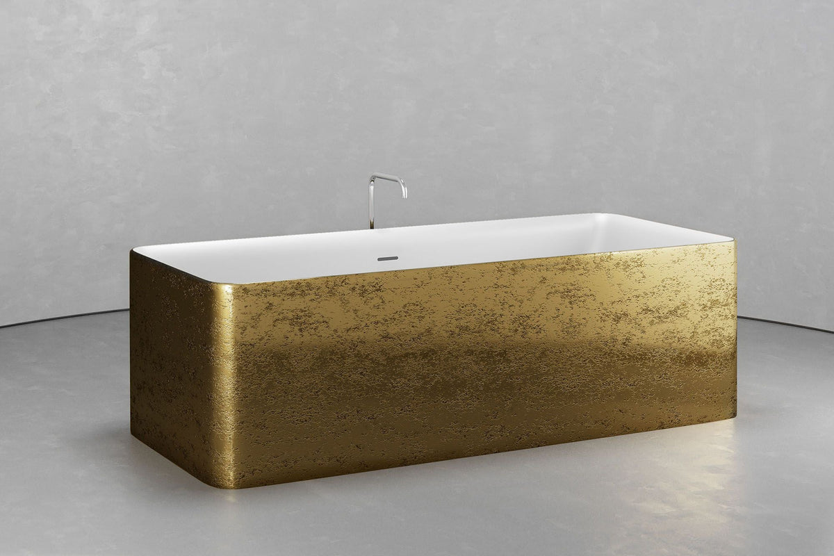 Rectangular Freestanding Concrete Soaking Tub, 92.5 Gallon – view 10