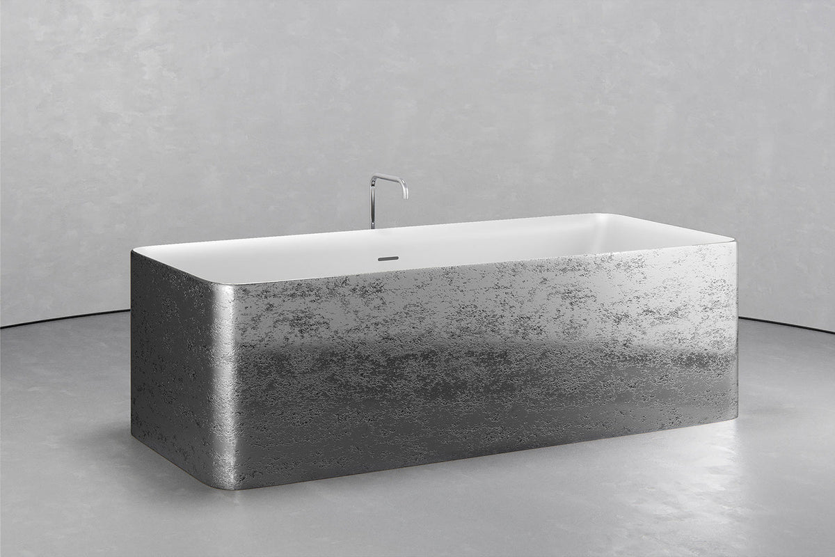 Rectangular Freestanding Concrete Soaking Tub, 92.5 Gallon – view 12