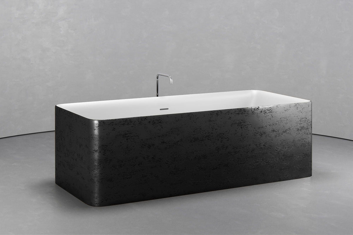 Rectangular Freestanding Concrete Soaking Tub, 92.5 Gallon – view 16
