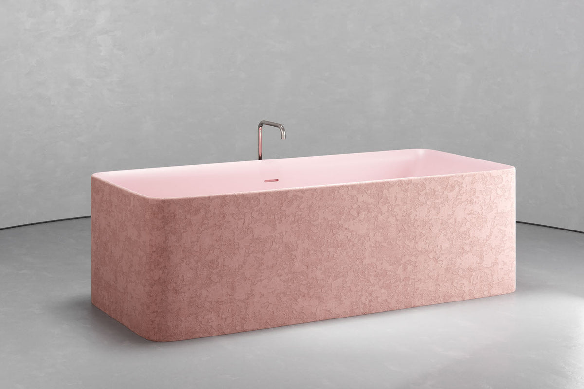 Rectangular Freestanding Concrete Soaking Tub, 92.5 Gallon – view 17