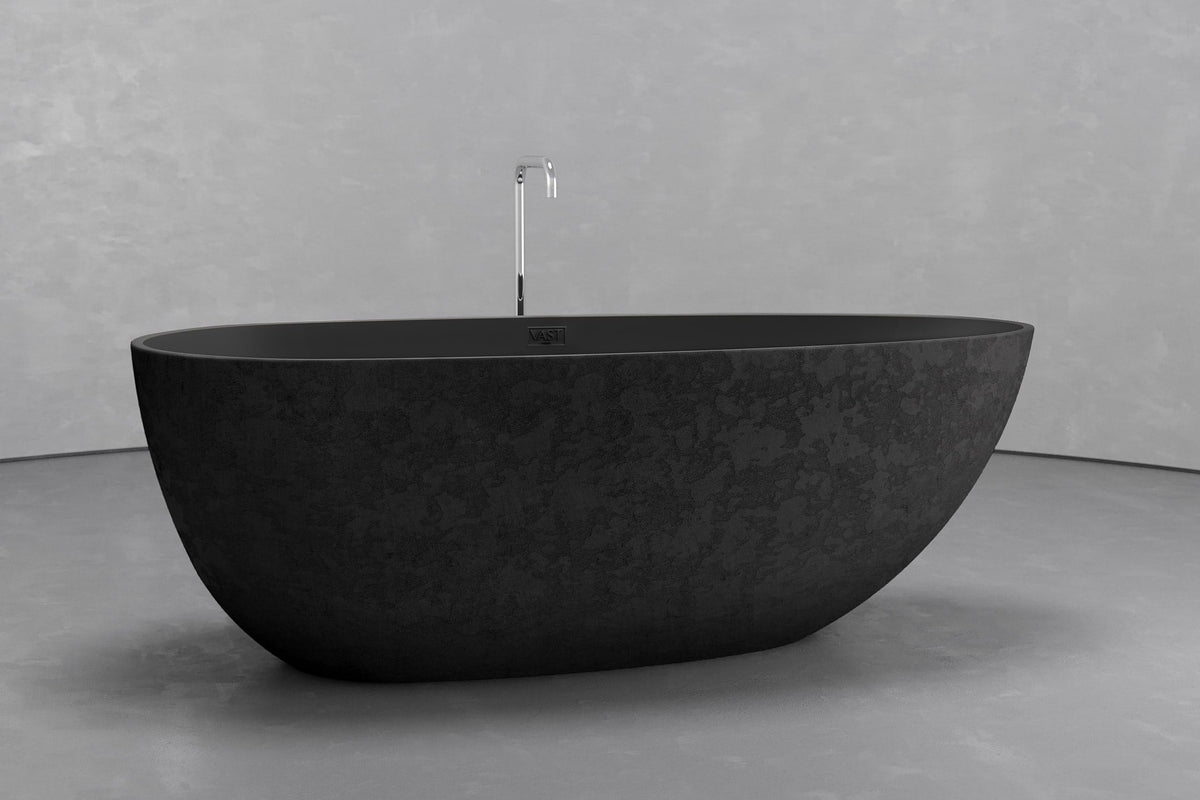 Egg-Shaped Freestanding Concrete Bathtub – Bespoke Collection – view 18