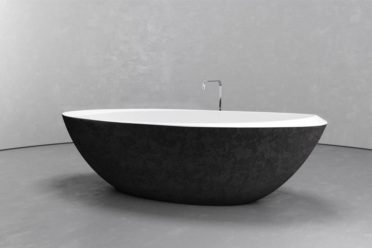 Extra-Large Oval Freestanding Concrete Bathtub – Bespoke Collection – view 20
