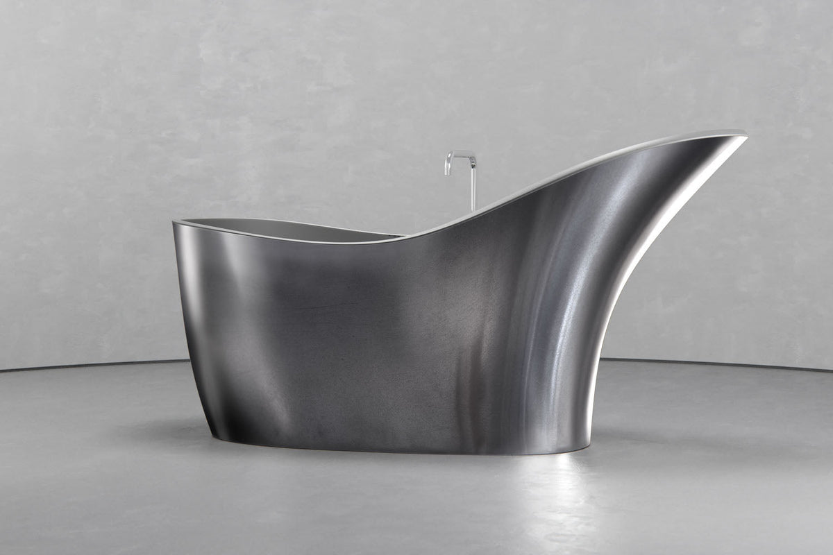 Custom Slipper Tub with Organic Curve Design