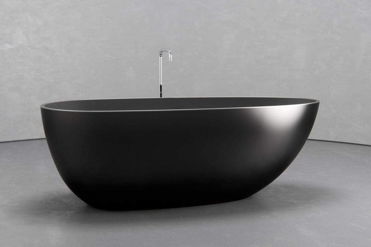 Egg-Shaped Freestanding Concrete Bathtub – Bespoke Collection – view 6