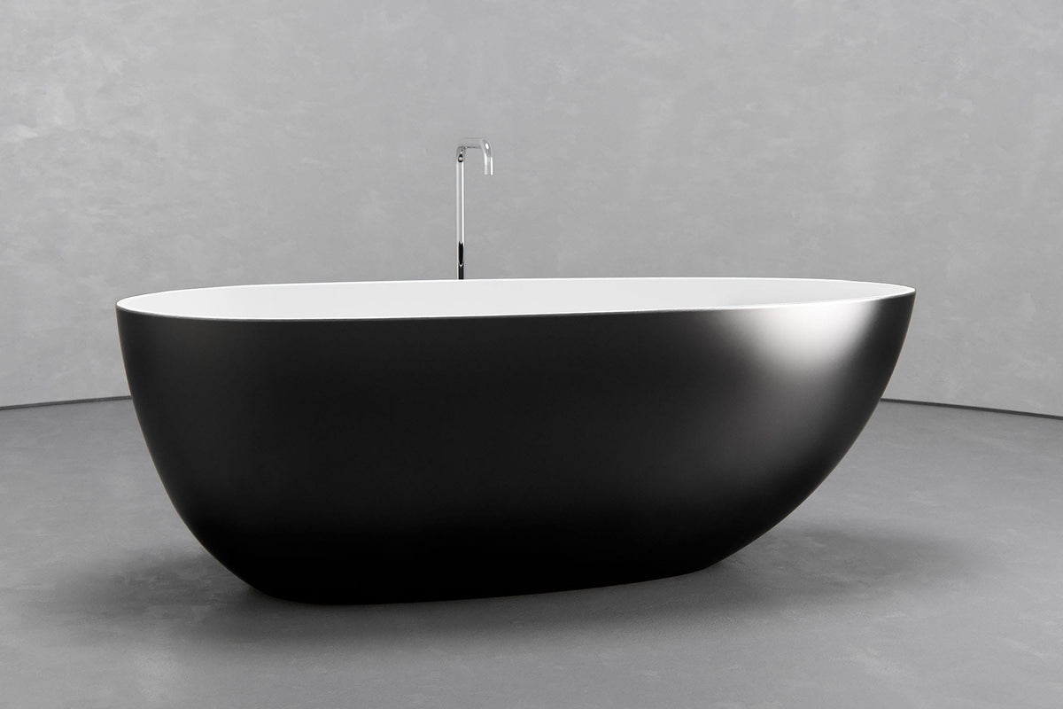 Egg-Shaped Freestanding Concrete Bathtub – Bespoke Collection – view 7