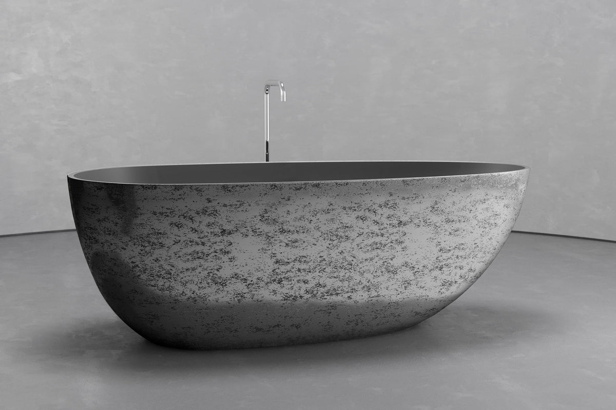 Egg-Shaped Freestanding Concrete Bathtub – Bespoke Collection – view 13