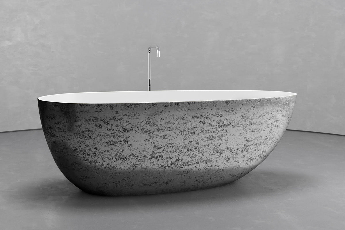 Egg-Shaped Freestanding Concrete Bathtub – Bespoke Collection – view 14