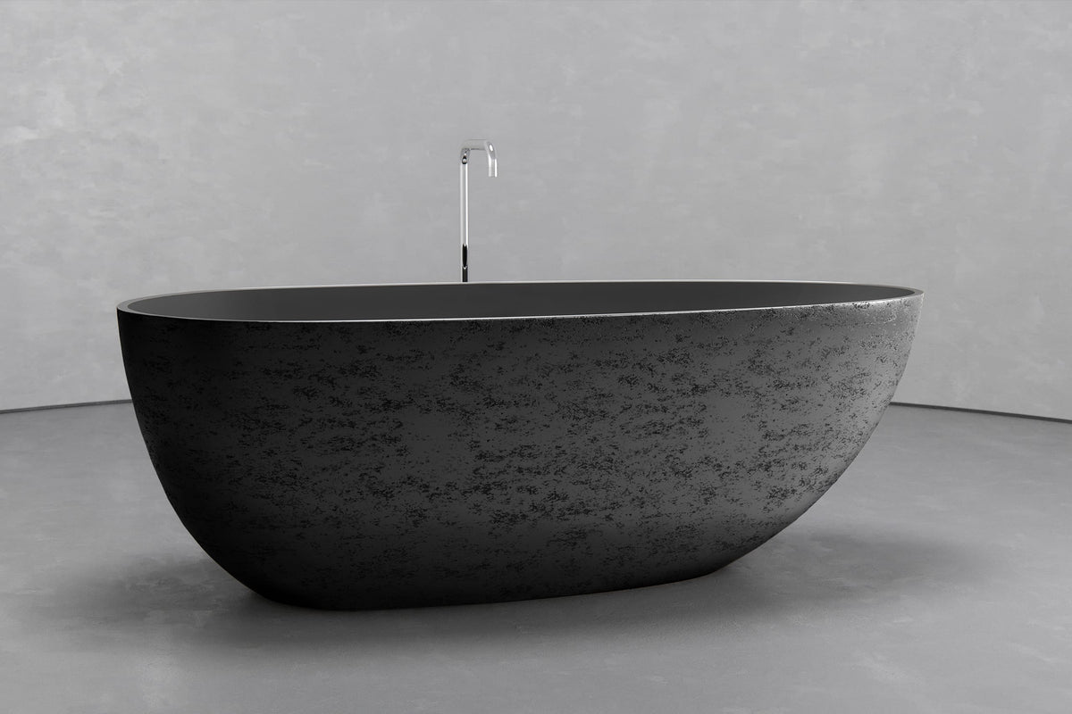 Egg-Shaped Freestanding Concrete Bathtub – Bespoke Collection – view 21