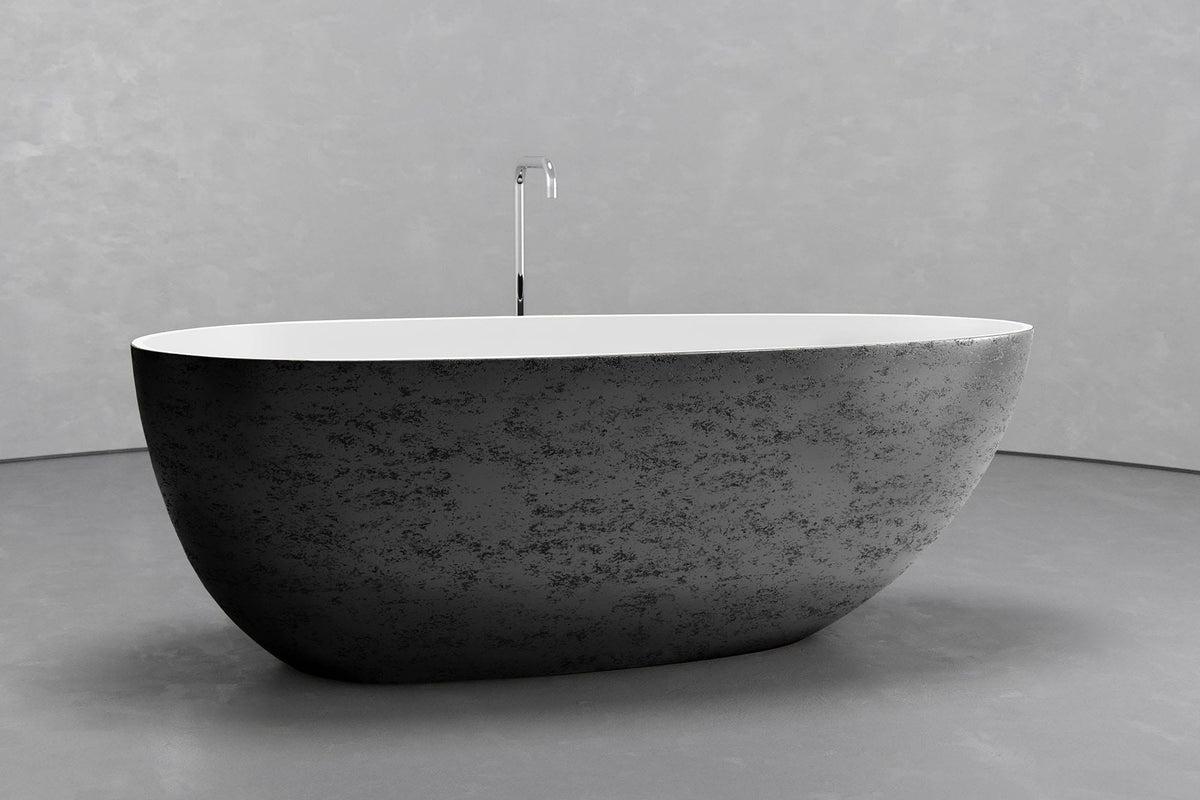 Egg-Shaped Freestanding Concrete Bathtub – Bespoke Collection – view 20