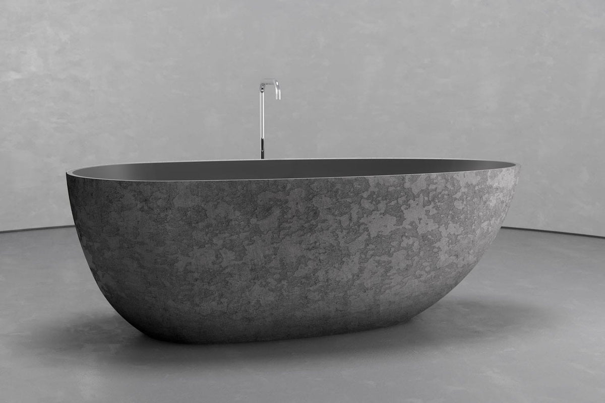 Egg-Shaped Freestanding Concrete Bathtub – Bespoke Collection – view 15
