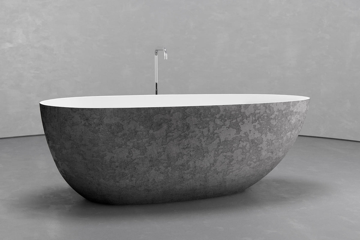 Egg-Shaped Freestanding Concrete Bathtub – Bespoke Collection – view 16