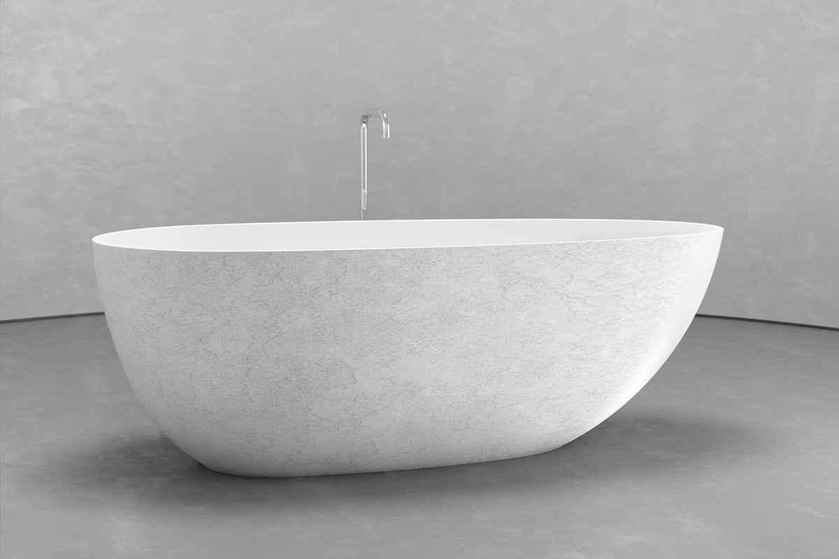 Egg-Shaped Freestanding Concrete Bathtub – Bespoke Collection – view 17