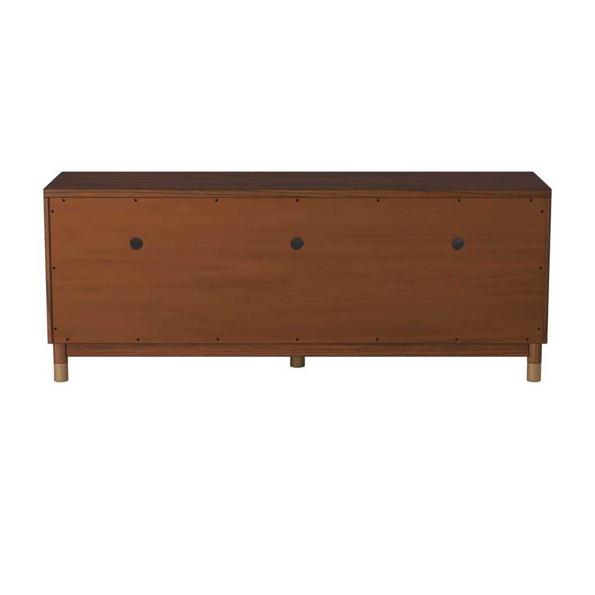 Belham Two-Tone TV Console, Dark Walnut and Black – view 6