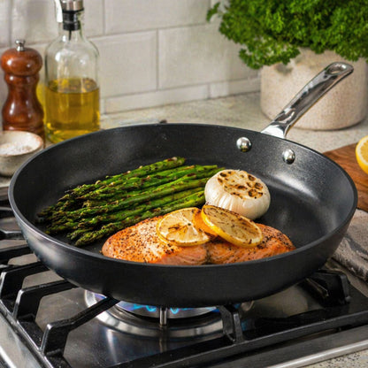 Ceramic Nonstick Cookware Set with Fry Pan, Saucepan and Stock Pot – view 2